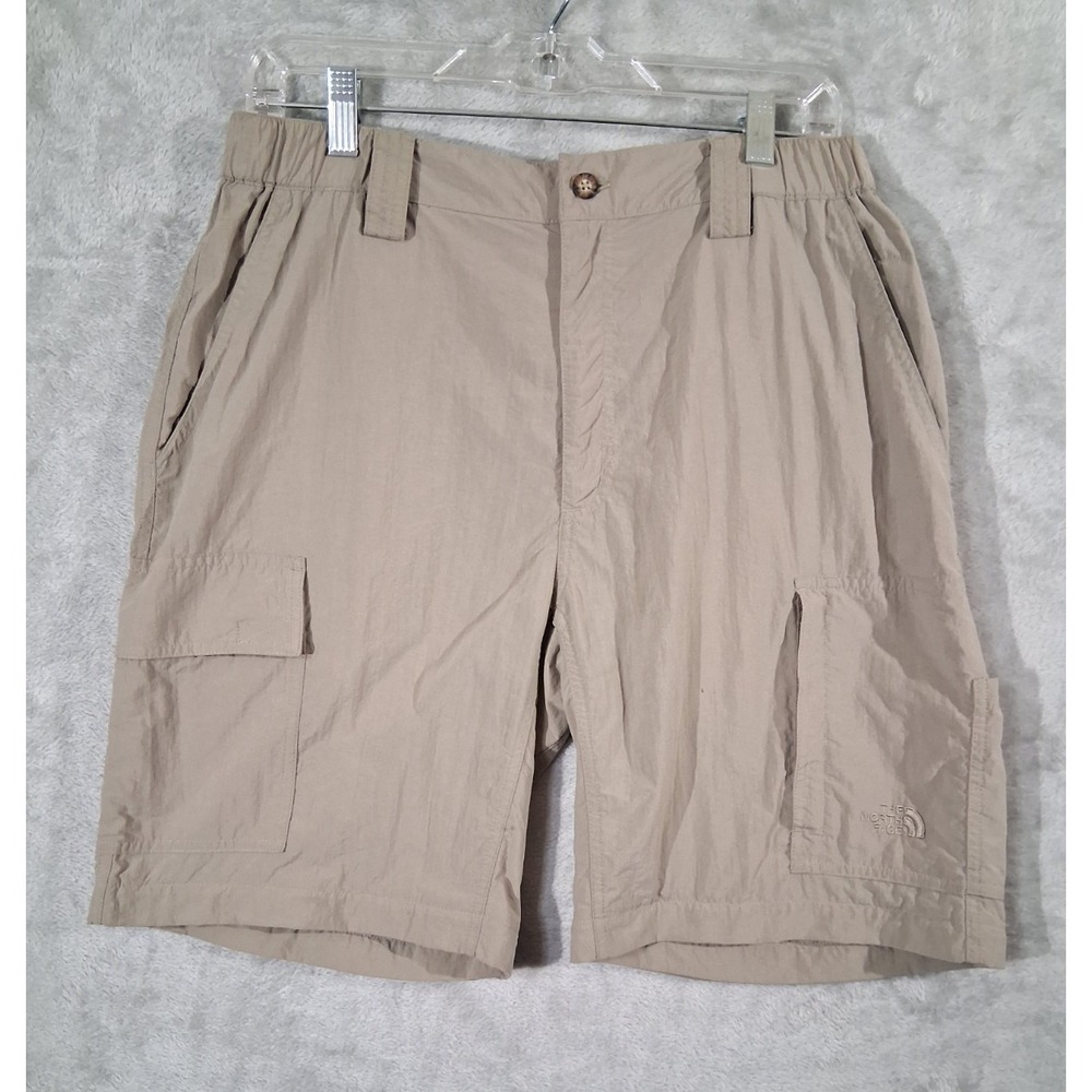 The North Face Cargo Shorts Men M Tan Nylon Hiking Tactical Modern Warfare